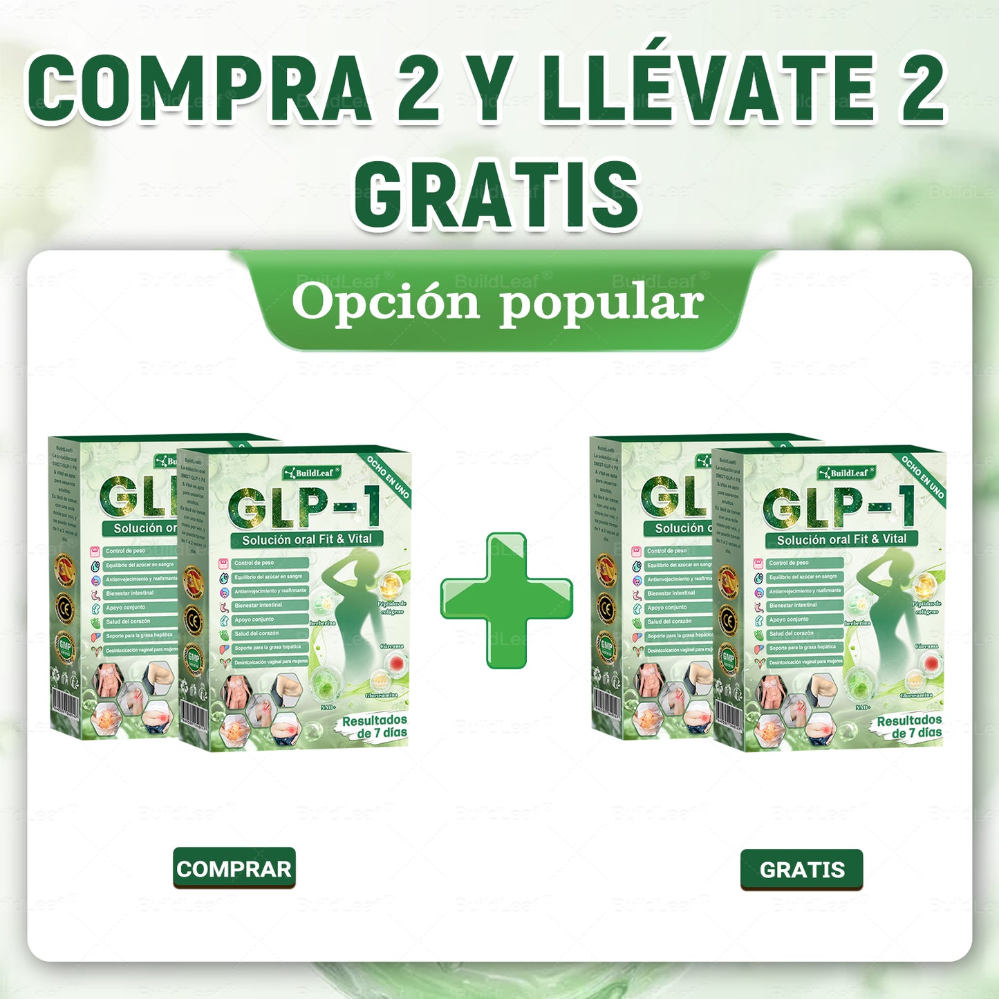 🍃𝖮𝖿𝖿𝗂𝖼𝗂𝖺𝗅 𝖲𝗍𝗈𝗋𝖾 |🍃 𝑩𝒖𝐢𝒍𝒅𝑳𝒆𝐚𝒇® GL𝐏-1 8 en1 𝙁𝙞𝙩 &amp; 𝙑𝙞𝙩𝙖𝙡 Solución Oral  (𝑱𝒖𝒔𝒕 𝒐𝒏𝒄𝒆 𝒂 𝒅𝒂𝒚, 𝒗𝒊𝒔𝒊𝒃𝒍𝒆 𝒄𝒉𝒂𝒏𝒈𝒆𝒔 𝒊𝒏 7 𝒅𝒂𝒚𝒔) ✅ 𝑭𝒐𝒓 𝒐𝒃𝒆𝒔𝒊𝒕𝒚, 𝒄𝒂𝒓𝒅𝒊𝒐𝒗𝒂𝒔𝒄𝒖𝒍𝒂𝒓 𝒉𝒆𝒂𝒍𝒕𝒉, 𝒅𝒊𝒂𝒃𝒆𝒕𝒆𝒔, 𝒔𝒍𝒆𝒆𝒑 𝒂𝒑𝒏𝒆𝒂, 𝒈𝒖𝒕 𝒉𝒆𝒂𝒍𝒕𝒉, 𝒋𝒐𝒊𝒏𝒕 𝒊𝒔𝒔𝒖𝒆𝒔, 𝒂𝒏𝒅 𝒎𝒐𝒓𝒆